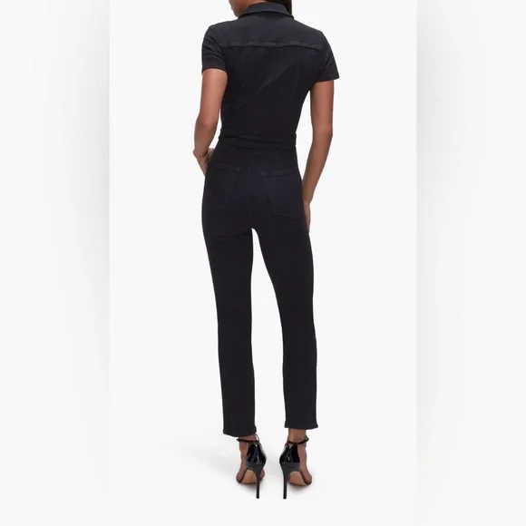 Good American Black Jumpsuit - Picture 2 of 7